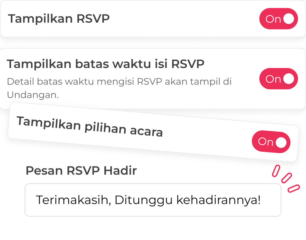 Gambar Atur RSVP tamu